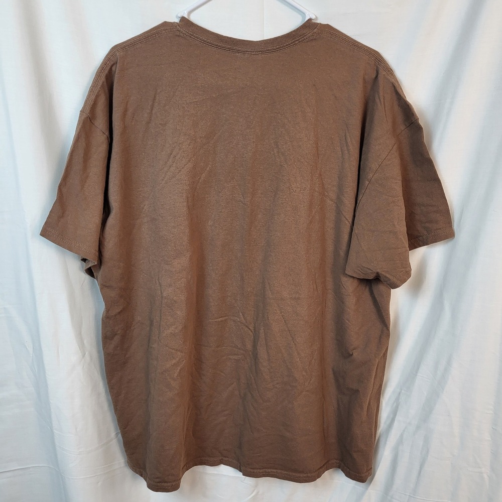 Gildan Periodic Table of Beer Graphic T-Shirt Mens 2XL Brown Short Sleeve Cotton - Picture 5 of 5